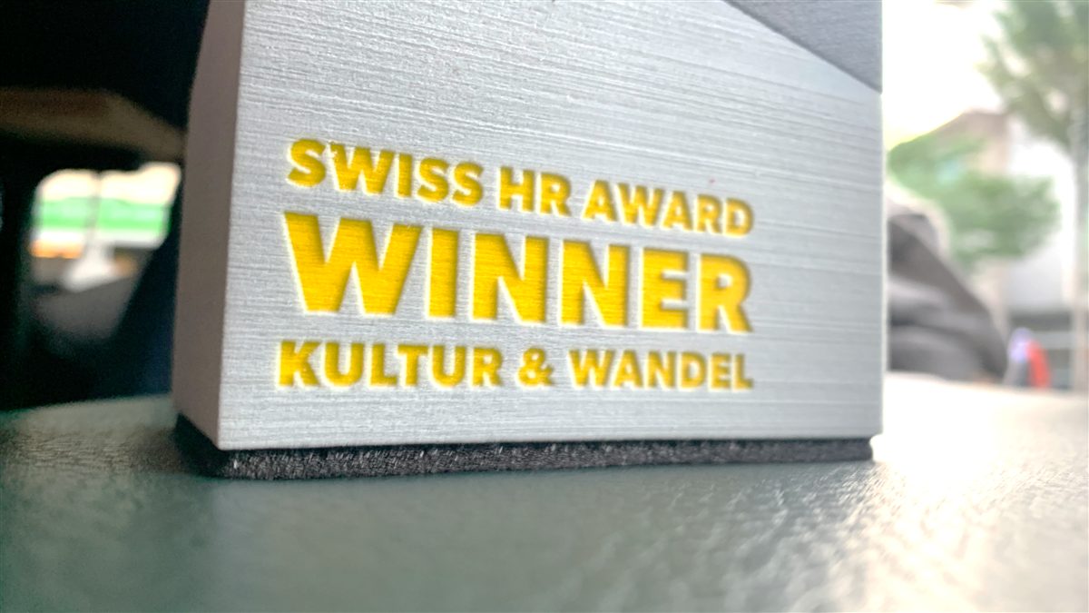 Swiss HR Award 2022 – Gewinner Kultur und Wandel